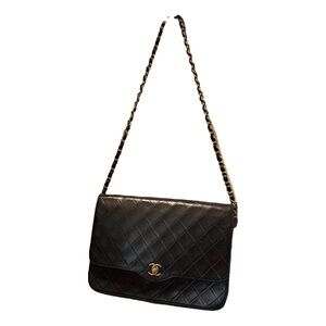 Chanel Classic Black Quilted Shoulder Bag